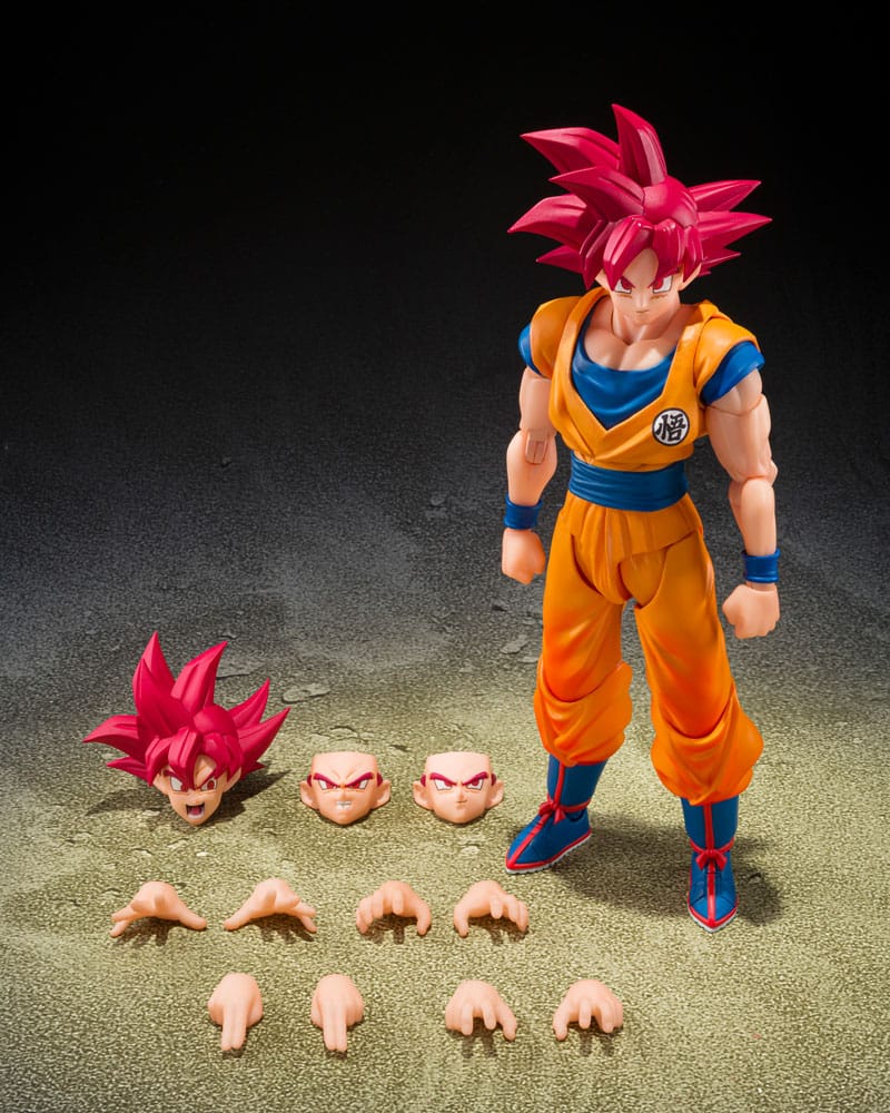S.H.Figuarts Super Saiyan God Son Goku God Aura